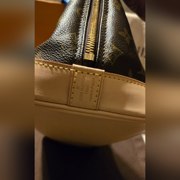 Authentic Beautiful EUC Louis Vuitton Alma Brown Monogram Bag WITH Dust Bag - Picture 12 of 12